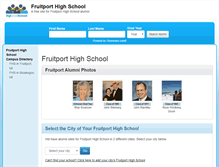 Tablet Screenshot of fruitporthighschool.org